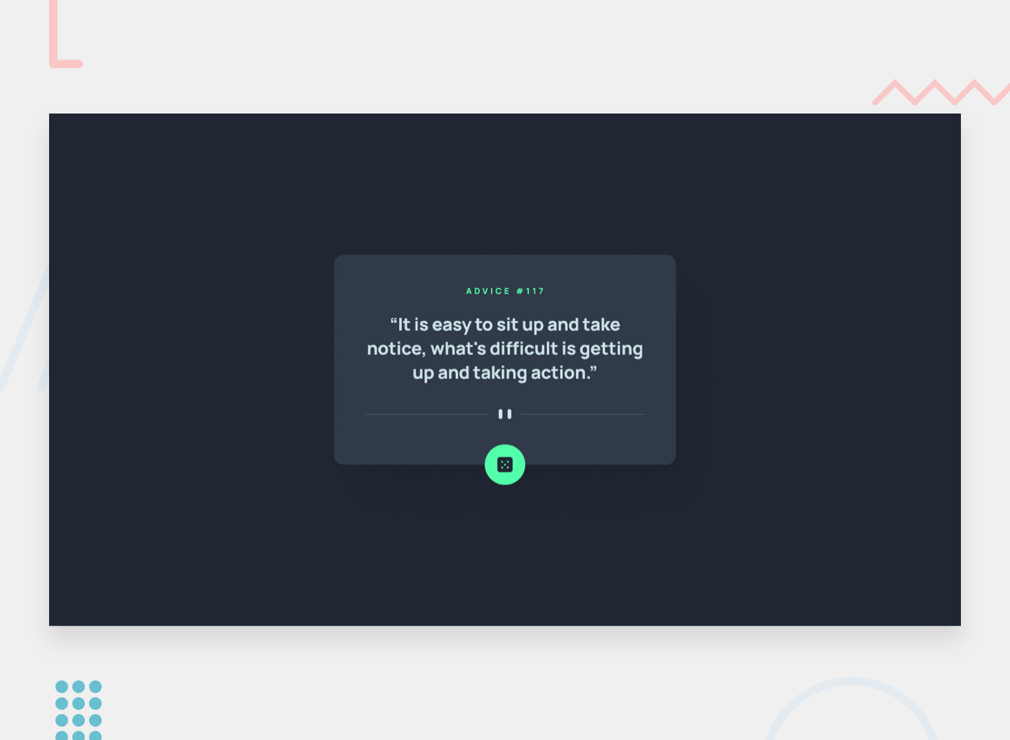 advice generator project