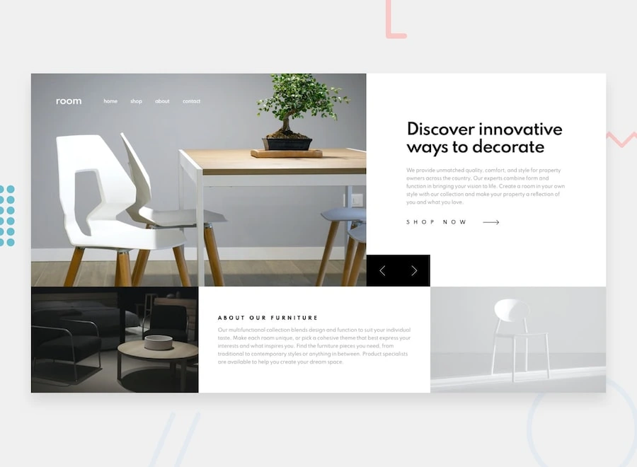 room homepage project