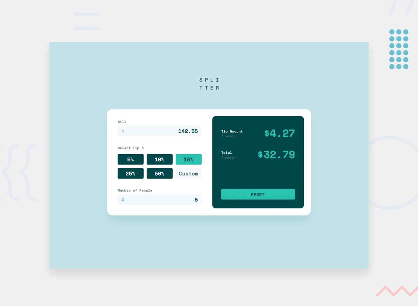 tip calculator project